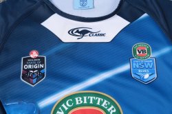 Thailandia Maglia NSW Blues Classic Capitanes TRUE Blue 2017 2018 Blu
