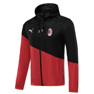 Giacca a vento AC Milan 2019 2020 Nero Rosso Giacca a vento AC Milan 2019 2020 Nero Rosso