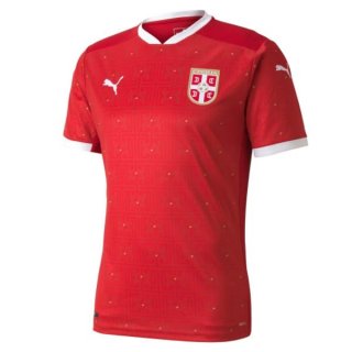 Thailandia Maglia Serbia Home 2020 Rosso Thailandia Maglia Serbia Home 2020 Rosso