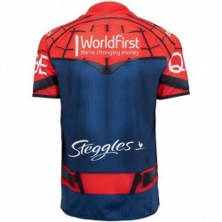 Thailandia Maglia Sydney Roosters Spider Man 2017 2018 Rosso