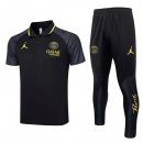 Polo PSG Set Completo 2023 2024 Nero