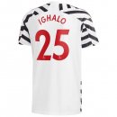 Maglia Manchester United NO.25 Ighalo Terza 2020 2021 Bianco