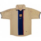 Thailandia Maglia Barcellona Replica Away Retro 2001 2003 Giallo