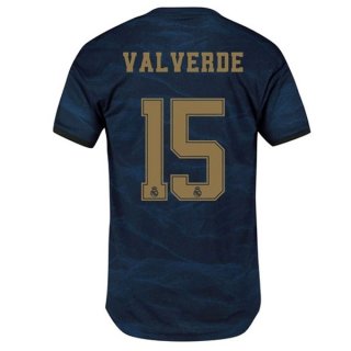 Maglia Real Madrid NO.15 Valverde Away 2019 2020 Blu Maglia Real Madrid NO.15 Valverde Away 2019 2020 Blu