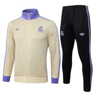 Giacca Real Madrid 2025 2026 Giallo Giacca Real Madrid 2025 2026 Giallo
