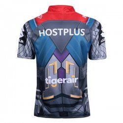 Thailandia Maglia Melbourne Storm Thor 2017 2018 Grigio