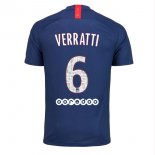 Maglia Paris Saint Germain NO.6 Verratti Home 2019 2020 Blu