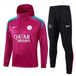 Felpa Cappuccio PSG 2024 2025 Rosso 3