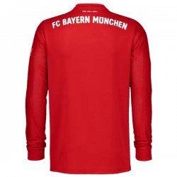 Maglia Bayern Munich Home Manga Larga 2020 2021 Rosso
