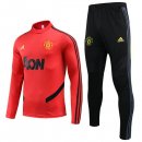 Felpa Manchester United 2020 2021 Rosso Nero Giallo