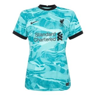 Maglia Liverpool Away Donna 2020 2021 Verde Maglia Liverpool Away Donna 2020 2021 Verde
