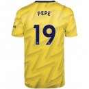 Maglia Arsenal NO.19 Pepe Away 2019 2020 Giallo