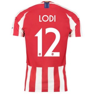 Thailandia Maglia Atletico Madrid NO.12 Lodi Home 2019 2020 Rosso Thailandia Maglia Atletico Madrid NO.12 Lodi Home 2019 2020 Rosso