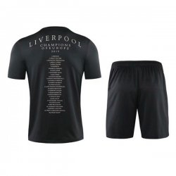 Maglia di Formazione Liverpool Set Completo 2019 2020 Nero