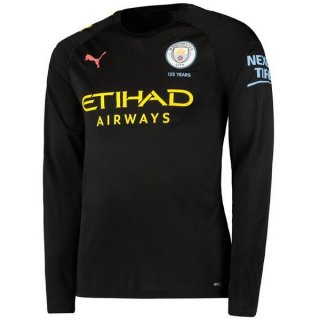 Maglia Manchester City Away ML 2019 2020 Nero Maglia Manchester City Away ML 2019 2020 Nero