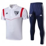 Polo Sao Paulo Set Completo 2019 2020 Bianco Blu