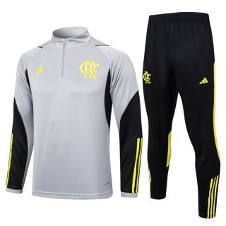 Felpa Allenamento Flamengo 2024 2025 Grigio Felpa Allenamento Flamengo 2024 2025 Grigio