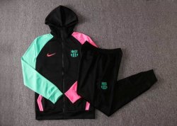 Giacca a Vento Barcellona 2020/2021 Nero Verde Rosa
