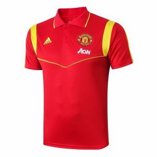Polo Manchester United 2019 2020 Rosso Oro Polo Manchester United 2019 2020 Rosso Oro