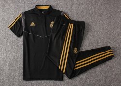 Polo Set Completo Real Madrid 2019 2020 Nero Grigio