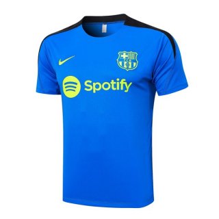 Maglia Formazione Barcellona 2024 2025 Blu Nero Maglia Formazione Barcellona 2024 2025 Blu Nero