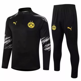 Giacca Borussia Dortmund 2020 2021 Nero Grigio Giacca Borussia Dortmund 2020 2021 Nero Grigio