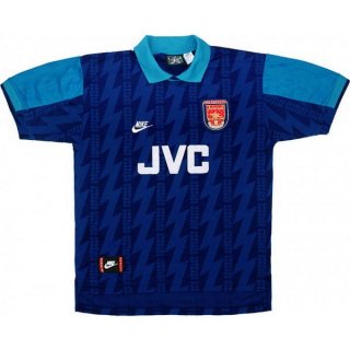 Thailandia Maglia Arsenal Away Retro 1994 1995 Blu Thailandia Maglia Arsenal Away Retro 1994 1995 Blu