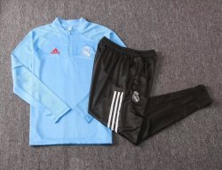 Felpa Real Madrid 2020 2021 Blu Luce Grigio