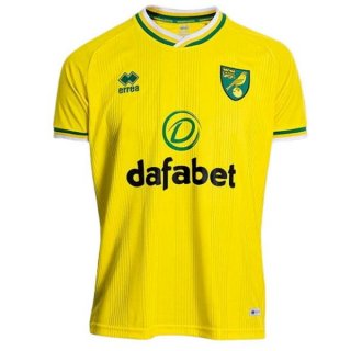 Thailandia Maglia Norwich City Home 2020 2021 Giallo Thailandia Maglia Norwich City Home 2020 2021 Giallo