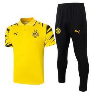 Polo Borussia Dortmund Set Completo 2020-2021 Giallo Nero Polo Borussia Dortmund Set Completo 2020-2021 Giallo Nero