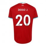 Maglia Liverpool NO.20 Diogo Jota Home 2020 2021 Rosso
