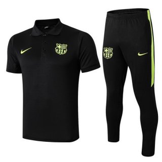 Polo Barcellona Set Completo 2019 2020 Nero Verde Polo Barcellona Set Completo 2019 2020 Nero Verde