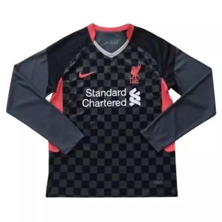 Thailandia Maglia Liverpool Terza ML 2020 2021 Nero Thailandia Maglia Liverpool Terza ML 2020 2021 Nero