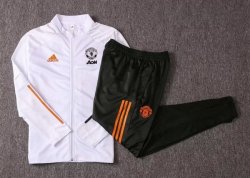 Giacca Manchester United 2020 2021 Bianco Nero Arancione