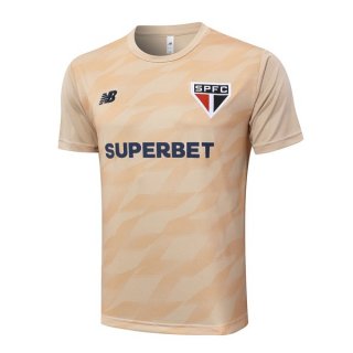 Maglia Formazione Sao Paulo 2024 2025 Giallo Maglia Formazione Sao Paulo 2024 2025 Giallo