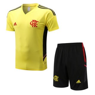 Maglia Formazione Flamengo Set Completo 2022 2023 Giallo Maglia Formazione Flamengo Set Completo 2022 2023 Giallo