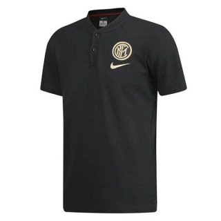 Polo Inter Milan 2019 2020 Nero Giallo Polo Inter Milan 2019 2020 Nero Giallo
