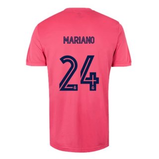 Maglia Real Madrid Away NO.24 Mariano 2020 2021 Rosa Maglia Real Madrid Away NO.24 Mariano 2020 2021 Rosa