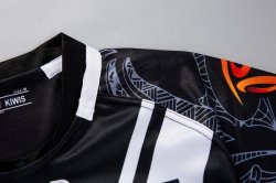 Thailandia Maglia New Zealand Kiwis RLWC Home 2017 2018 Nero