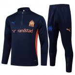 Felpa Allenamento Marseille 2024 2025 Blu 2