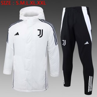 Piumino Juventus Set Completo 2024 2025 Bianco Piumino Juventus Set Completo 2024 2025 Bianco