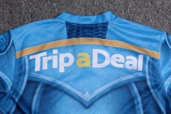 Thailandia Maglia Gold Coast Titans Classic 2017 2018 Blu