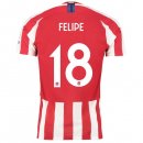 Thailandia Maglia Atletico Madrid NO.18 Felipe 2019 2020 Rosso