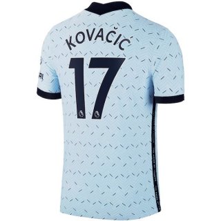 Maglia Chelsea NO.17 Kovacic Away 2020 2021 Blu Maglia Chelsea NO.17 Kovacic Away 2020 2021 Blu