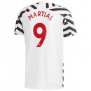 Maglia Manchester United NO.9 Martial Terza 2020 2021 Bianco