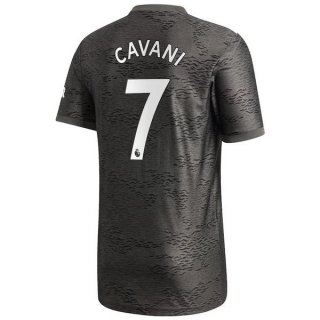 Maglia Manchester United NO.7 Cavani Away 2020 2021 Nero Maglia Manchester United NO.7 Cavani Away 2020 2021 Nero