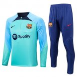 Felpa Barcellona 2022 2023 Verde Blu
