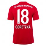 Maglia Bayern Munich NO.18 Goretzka Home 2019 2020 Rosso