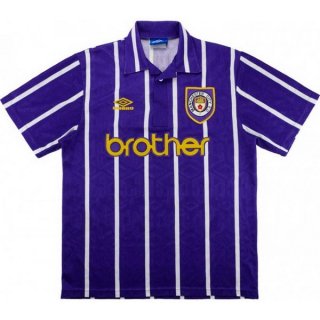 Thailandia Maglia Manchester City Away Retro 1993 1994 Porpora Thailandia Maglia Manchester City Away Retro 1993 1994 Porpora