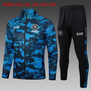 Bambino Giacca Napoli 2024 2025 Blu Bambino Giacca Napoli 2024 2025 Blu